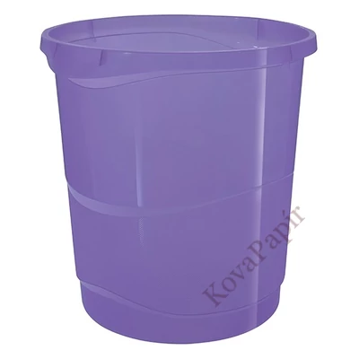 Papírkosár ESSELTE Colour Breeze 14 liter áttettsző levendula