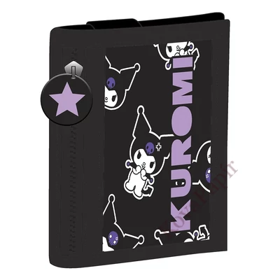 Pénztárca Kuromi fekete