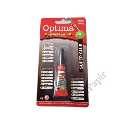 Pillanatragasztó OPTIMA Super Glue 3 g