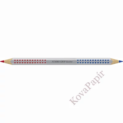Postairón FABER-CASTELL Jumbo Grip háromszögletű piros-kék