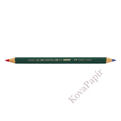 Postairón FABER-CASTELL hatszögletű vastag piros-kék