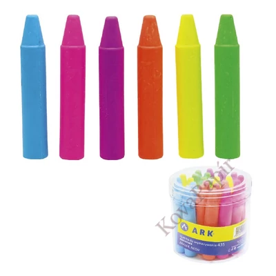 Radír ARK ceruza forma neon színek