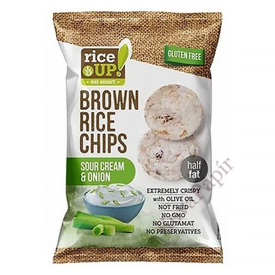 Rizschips RICE UP hagymás-tejfölös 60 g