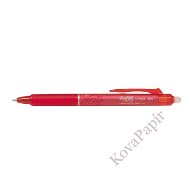 Rollertoll PILOT Frixion Clicker nyomógombos radírozható 0,25 mm piros