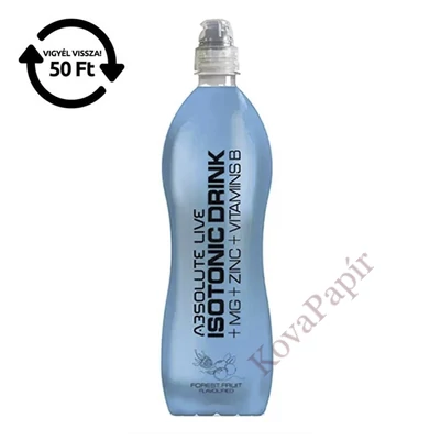 Sportital ABSOLUTE LIVE Izotóniás ital erdei gyümölcs 900 ml DRS