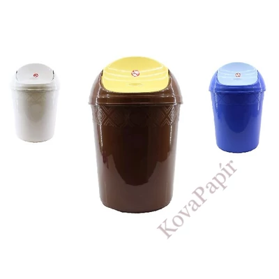Szemetes billenő fedeles STERK2 kerek 6L