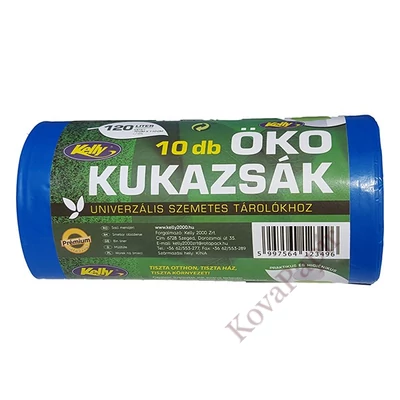 Szemeteszsák KELLY 120L Öko 70x110 cm 120L 10 darabos