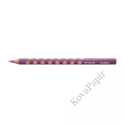 Színes ceruza LYRA Groove háromszögletű vastag halvány ibolya