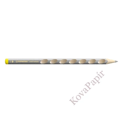 Színes ceruza STABILO Easycolors háromszögletű balkezes ezüst