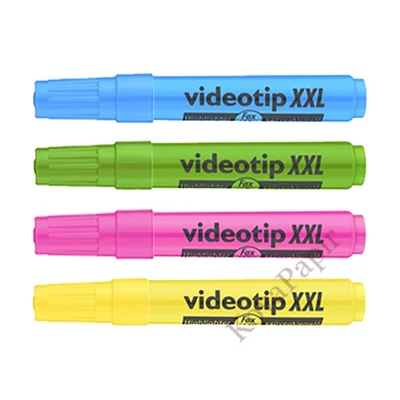 Szövegkiemelő készlet ICO Videotip XXL 1-4mm 4 darabos