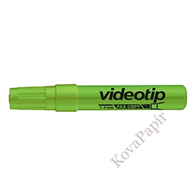 Szövegkiemelő ICO Videotip zöld 1-4mm