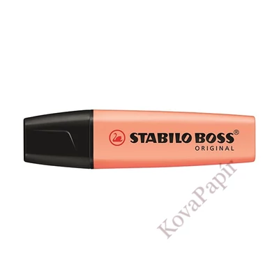 Szövegkiemelő STABILO Boss pasztell barack