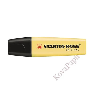 Szövegkiemelő STABILO Boss pasztell vanília