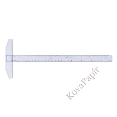 T-Vonalzó ARISTO fix fejjel 75 cm víztiszta