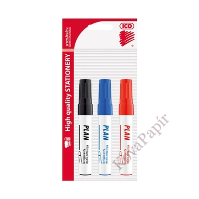 Táblamarker ICO Plan kerek 1-3mm 3 darabos