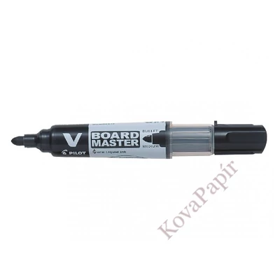 Táblamarker PILOT V-Board Master kerek fekete