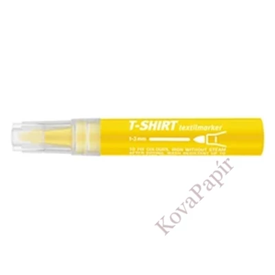 Textilmarker ICO T-Shirt flour sárga
