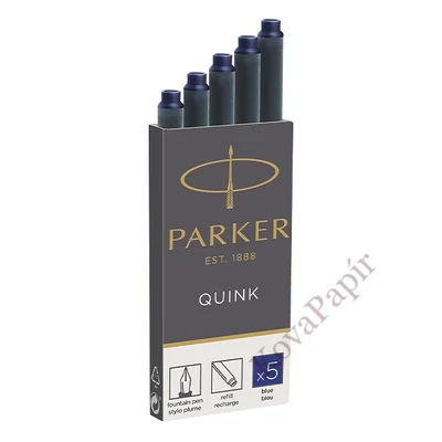 Tintapatron PARKER Royal kék 5 darabos