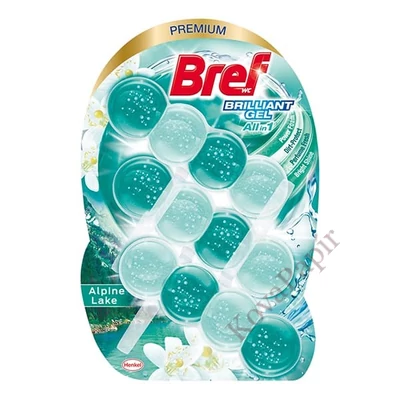 Toalett illatosító golyó BREF Brilliant Gel Alpine Lake 3x42 g