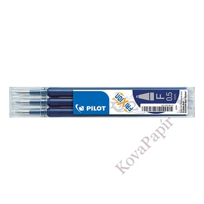 Tollbetét roller PILOT Frixion Clicker/Ball radírozható 0,25 mm tintakék 3 darabos