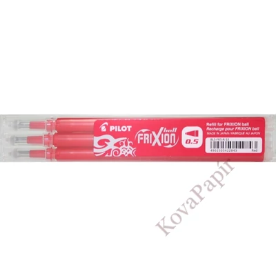 Tollbetét roller PILOT Frixion Point tűhegyű radírozható 0,25 mm piros 3 darabos