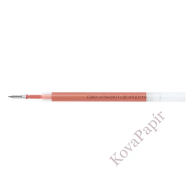 Tollbetét zselés ZEBRA JF BioTube piros 0,5 mm