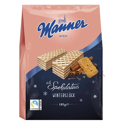 Töltött ostya MANNER spekulatius ízű 185 g