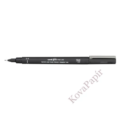 Tűfilc UNI Pin 0,4 mm fekete