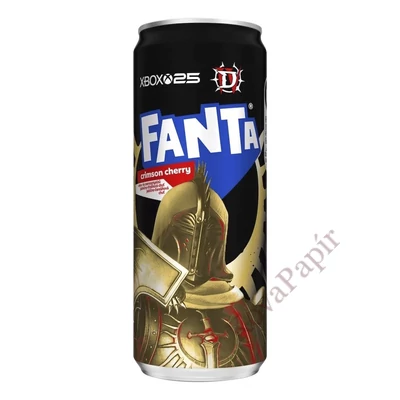 Üdítőital szénsavas FANTA Alma-cseresznye dobozos 0,33L DRS