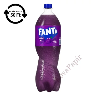 Üdítőital szénsavas FANTA Vörösszőlő 1,75L DRS
