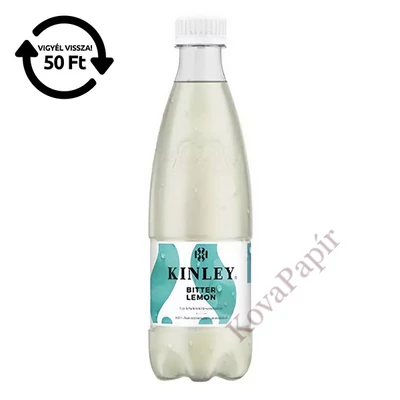 Üdítőital szénsavas KINLEY Citrom Levendula 0,5L DRS