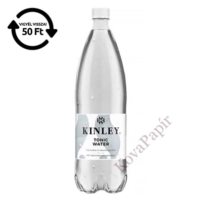 Üdítőital szénsavas KINLEY Tonic Citromfű 1,5L DRS