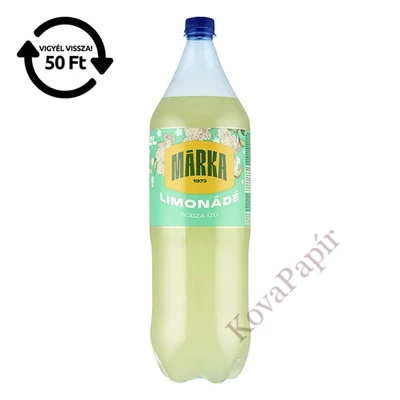 Üdítőital szénsavas MÁRKA Limonádé bodza-lime 2L DRS
