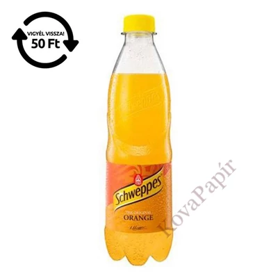 Üdítőital szénsavas SCHWEPPES Narancs 0,5L DRS
