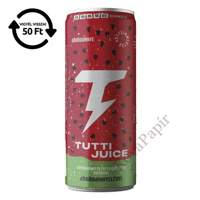 Üdítőital szénsavas TUTTI JUICE görögdinnye 250 ml DRS