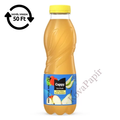 Üdítőital szénsavmentes CAPPY Ice Fruit Alma-Körte 12%-os 0,5L DRS