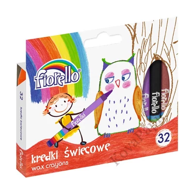 Viaszkréta FIORELLO hengeres vegyes színek 32 darabos