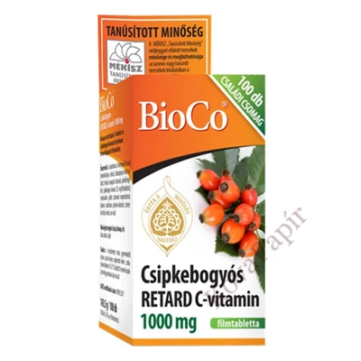 Vitamin BIOCO C-vitamin Csipkebogyós Retard 100 darab