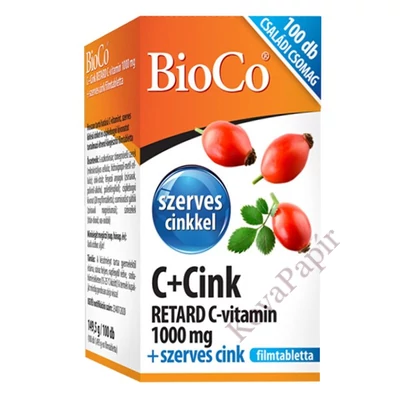 Vitamin BIOCO C + Cink Retard 100 darab