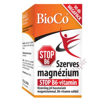 Vitamin BIOCO Szerves Magnézium Megapack 90 darab
