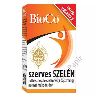 Vitamin BIOCO Szerves Szelén Megapack 120 darab