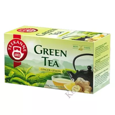 Zöld tea TEEKANNE Gyömbér-Citrom 12 filter/doboz