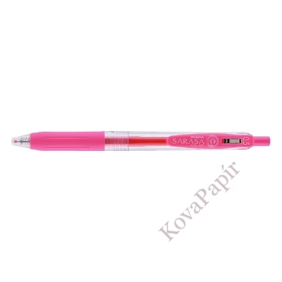 Zseléstoll ZEBRA Sarasa nyomógombos 0,5 mm rózsaszín