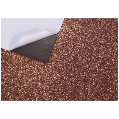 DEKORGUMI A/4 ÖNTAPADÓ GLITTER BRONZ