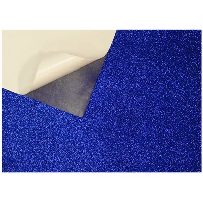 DEKORGUMI A/4 ÖNTAPADÓ GLITTER KÉK