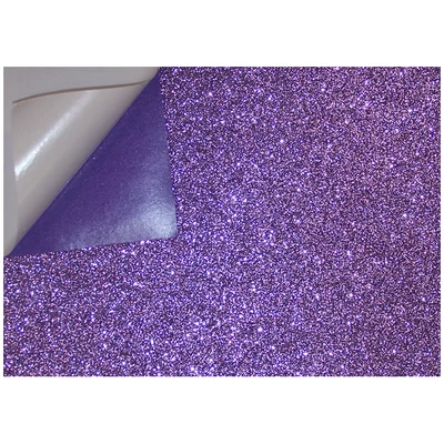 DEKORGUMI A/4 ÖNTAPADÓ GLITTER LILA